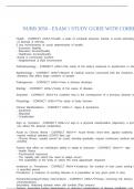 NURB 3050 - EXAM 1 STUDY GUIDE WITH CORRECT ANSWERS