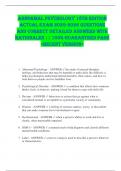 ABNORMAL PSYCHOLOGY 18TH EDITION  ACTUAL EXAM 2025-2026 QUESTIONS  AND CORRECT DETAILED ANSWERS WITH  RATIONALES &vert;&vert; 100&percnt; GUARANTEED PASS  <RECENT VERSION> 