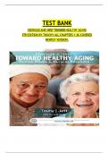 TEST BANK EBERSOLE AND HESS&rsquo; TOWARDS HEALTHY AGING 9TH EDITION BY TOUCHY ALL CHAPTERS 1-36 COVERED NEWEST VERSION&period;