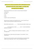 Bio252 ACTUAL FINAL EXAM 2025 LATEST UPDATED REAL EXAM QUESTIONS WITH 100&percnt; RATED CORRECT ANSWERS 100&percnt; ACCURATE GET IT CORRECT&excl;&excl;