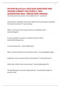 PA EFDA Board Exam 2025&sol;2026 QUESTIONS AND VERIFIED CORRECT SOLUTIONS &vert;&vert; 100&percnt; GUARANTEED PASS <BRAND NEW VERSION>