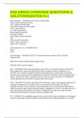 ESS &lpar;HBSS&rpar; OVERVIEW QUESTIONS & SOLUTIONS&lpar;RATED A&plus;&rpar;