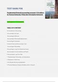 Test bank for  Fundamental financial accounting concepts 11th edition  by Thomas Edmonds&comma; Philip olds Christopher Edmonds All Chapters 1-14 Complete