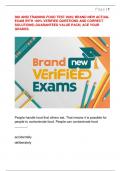 360 ANSI TRAINING FOOD TEST 2025&vert; BRAND NEW ACTUAL  EXAM WITH 100&percnt; VERIFIED QUESTIONS AND CORRECT  SOLUTIONS&vert; GUARANTEED VALUE PACK&vert; ACE YOUR  GRADES&period;