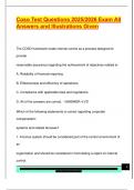 Coso Test Questions 2025&sol;2026 Exam All  Answers and Illustrations Given