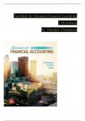 Test Bank for Advanced Financial Accounting 13th Edition By Theodore Christensen&comma; Complete All Chapters 1-20 &vert; Newest Version&period; updated 2025