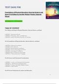TEST BANK FOR Foundations of Physical Education&colon; Exercise Science and Sport 21st Edition by Jennifer Walton-Fisette&comma; Deḅorah  Wuest All Chapters 1-15 Complete