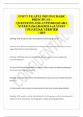STOTT PILATES IMP FIVE BASIC PRINCIPLES &vert; QUESTIONS AND ANSWERS&vert;GUARA NTEED PASS GRADED A&plus;&vert;LATEST UPDATED & VERIFIED &vert; 2025