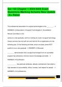 Sur 102 Chapter 1 2024&sol;2025 Exam  Questions Marking Scheme New Update  &vert; A&plus; Rated 
