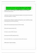 Tennessee &lpar;state exam&rpar; Questions with 100&percnt; Correct Answers &vert; Updated & Verified &vert; 20