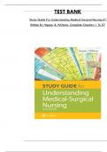 Test Bank For Study Guide for Understanding Medical Surgical Nursing Seventh Edition by Linda S&period; Hopper&comma; Paula D&period;&semi; Williams&vert;&vert;ISBN NO&colon;10&comma;1719644594&vert;&vert;ISBN NO&colon;13&comma;978-1719644594&vert;&vert;All Chapters&vert;&vert;Complete Guide A&plus;&period;