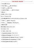 ATI TEAS 7 Math Prep Exam latest update 2025&sol;2026 Guaranteed Pass&excl;&excl;