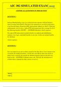  AIC 302 SIMULATED EXAM 2 QUESTIONS AND ANSWERS 2025