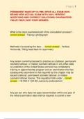 PERMANENT MAKEUP VA PMU DPOR ALL EXAM 2025&vert;  BRAND NEW ACTUAL EXAM WITH 100&percnt; VERIFIED  QUESTIONS AND CORRECT SOLUTIONS&vert; GUARANTEED  VALUE PACK&vert; ACE YOUR GRADES&period; 