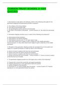 CANNON TRUST SCHOOL 2- GST QUIZZES WITH COMPLETE SOLUTIONS 