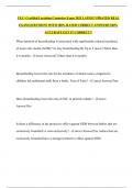 CLC- Certified Lactation Counselor Exam 2025 LATEST UPDATED REAL EXAM QUESTIONS WITH 100&percnt; RATED CORRECT ANSWERS 100&percnt; ACCURATE GET IT CORRECT&excl;&excl;