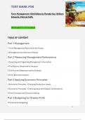 TEST BANK FOR Farm Management 10th Edition by Ronald Kay&comma; William  Edwards&comma; Patricia Duffy All Chapters 1-22 Complete