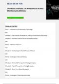 TEST BANK FOR Evolutionary Psychology&comma; The New Science of the Mind 6th Edition by David M&period; Buss All Chapters 1-13 Complete