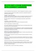 NU 578 UNIT 4 EXAM QUESTIONS WITH CORRECT ANSWERS 