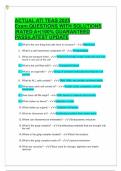 ACTUAL ATI TEAS 2025 Exam&period;QUESTIONS WITH SOLUTIONS &vert;RATED A&plus;&vert;100&percnt; GUAR