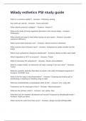 Milady esthetics PSI study guide Exam Questions and 100&percnt; Correct Answers