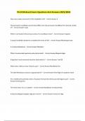 PA EFDA Board Exam Questions And Answers 2025&sol;2026
