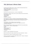 TEC 226 Exam 2 Illinois State With Questions and Correct Answers