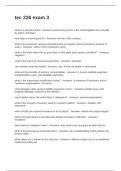 Tec 226 Exam 3 With Questions And 100&percnt; Correct Answers 