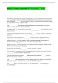 MONTANA ADMINISTRATOR TEST QUESTIONS WITH CORRECT ANSWERS