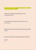 ECPI BIO 116 A&P 2 &lpar;ACTUAL 2025&sol;2026&rpar; CHAPTERS 23-24 QUESTIONS  AND VERIFIED CORRECT ANSWERS