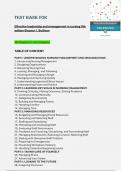 Test bank for  Effective leadership and management in nursing 9th  edition Eleanor J&period; Sullivan All Chapters 1-28 Complete