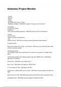 Asbestos Project Monitor NEWEST 2025&sol;2026 ACTUAL EXAM COMPLETE QUESTIONS AND CORRECT DETAILED ANSWERS &lpar;VERIFIED ANSWERS&rpar; &vert;ALREADY GRADED A&plus;&vert;&vert;BRAND NEW&excl;&excl;