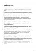 Asbestos test NEWEST 2025&sol;2026 ACTUAL EXAM COMPLETE QUESTIONS AND CORRECT DETAILED ANSWERS &lpar;VERIFIED ANSWERS&rpar; &vert;ALREADY GRADED A&plus;&vert;&vert;BRAND NEW&excl;&excl;