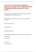 NSG 532 Exam 4 2025&vert;COMPLETE EXAM TEST &lpar;questions and verified answers&rpar; FREQUENTLY MOST TESTED QUESTIONS &vert;already graded A&plus;&vert;100&percnt; passed&excl;&excl;