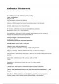 Asbestos Abatement Latest &lpar;2026&sol;2027&rpar; Verified Answers by Experts
