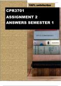 CPR3701 ASSIGNMENT 2 QUIZ &lpar;COMPLETE SOLUTIONS 2025&rpar; SEMESTER 1&comma;&lpar;756245&rpar;&comma; 30 April 2025