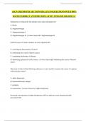 ASCP-CHEMISTRY SECTION REAL EXAM QUESTIONS WITH 100&percnt; RATED CORRECT ANSWERS 2025 LATEST UPDATED GRADED A&plus;