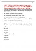 NURS 172-Exam 4 &lpar;2025&rpar; comprehensive questions and verified detailed solutions &lpar;MULTIPLE CHOICES&rpar; &vert;complete solutions &vert;A&plus; GRADED &vert;100&percnt; CORRECT&excl;&excl;