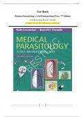 Test Bank Medical Parasitology&colon; A Self-Instructional Text&period; 7th Edition by Ruth Leventhal&comma; Russell F&period; Cheadle All Chapters Covered&vert; 100&percnt; Verified Answers with Rationale&period;