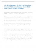 CA QAL Category C&colon; Right-of-Way Pest Control Additional Review Exam 2025 With 100&percnt; Correct Answers
