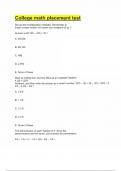 College math placement test LATEST UPDATE&excl;&excl;&excl;&excl;