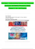 Test Bank for Understanding Anatomy and Physiology&comma; Thompson&comma; 3rd Edition &lpar;Thompson&comma; 2020&rpar;&comma; Chapter 1-25 &vert; All Chapters