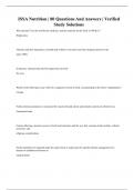 ISSA Nutrition &vert; 80 Questions And Answers &vert; Verified Study Solutions