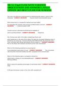 NR 511 Final EXAM WITH VERIFIED 100QUESTIONS AND ANSWERS LATEST UPDATE 2025 BEST EXAM FOR NURSING