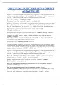 CON 237 DAU QUESTIONS WITH CORRECT ANSWERS 2025