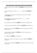 BUS X100 FINAL EXAM QUESTIONS AND ANSWERS