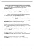 X100 MULTIPLE CHOICE QUESTIONS AND ANSWERS