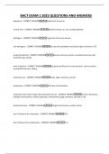 BACT EXAM 1 2025 QUESTIONS AND ANSWERS