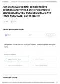 JSO Exam 2025 update&vert; comprehensive questions and verified answers &lpar;complete solutions&rpar; ASSURED SUCCESS&vert;GRADE A&plus;&excl;&excl; &lpar;100&percnt; ACCURATE&rpar; GET IT RIGHT&excl;&excl;