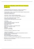 BA105 Exam Questions with All Correct Answers&lpar; Graded A&plus;&rpar;